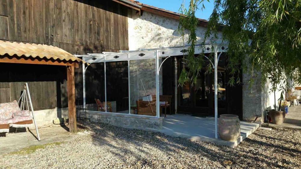 terrasse couverte avec pergola