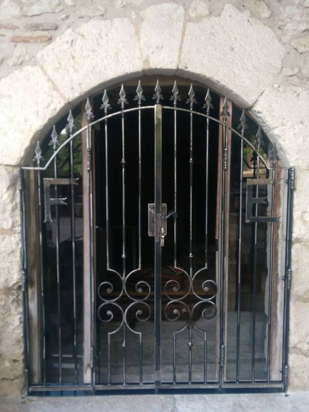 grille d'acier