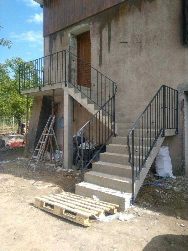 rampe d'escalier